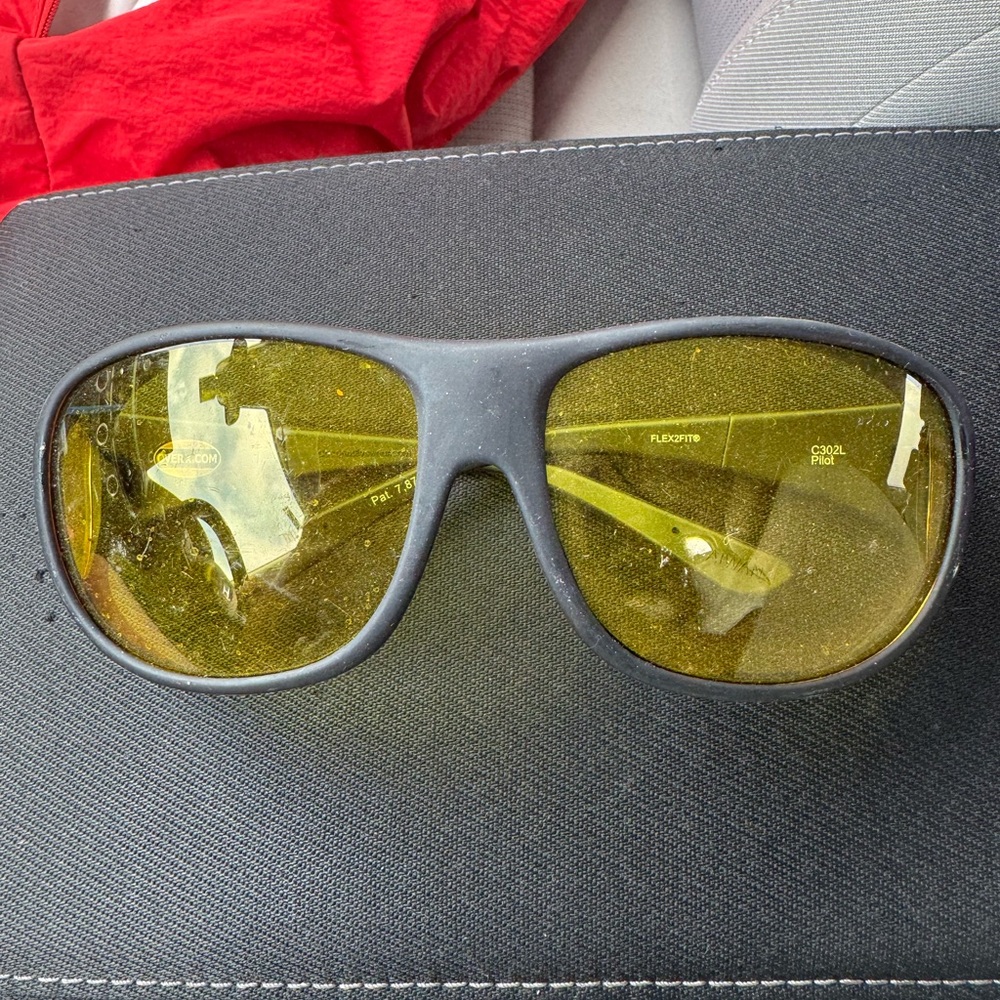 Black and Yellow Sunglasses